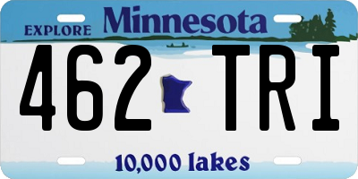 MN license plate 462TRI
