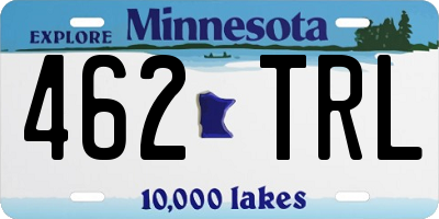 MN license plate 462TRL