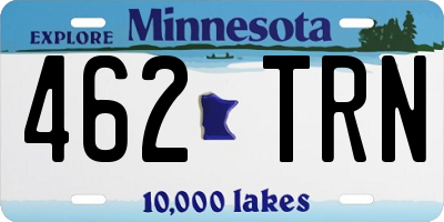 MN license plate 462TRN
