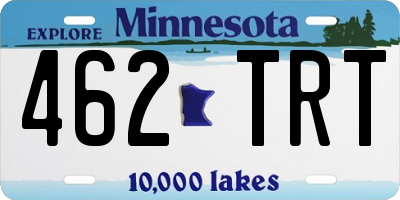 MN license plate 462TRT