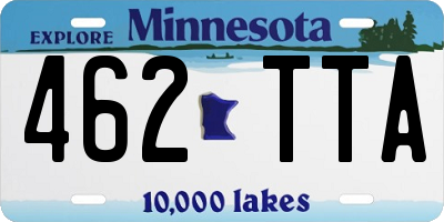 MN license plate 462TTA