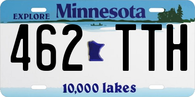 MN license plate 462TTH