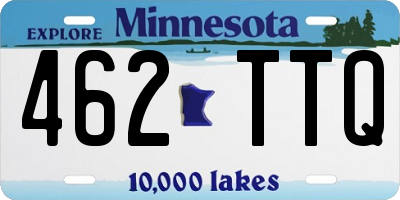MN license plate 462TTQ