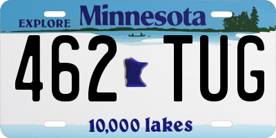 MN license plate 462TUG