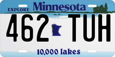 MN license plate 462TUH
