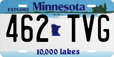 MN license plate 462TVG