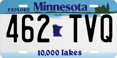 MN license plate 462TVQ