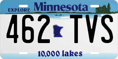 MN license plate 462TVS