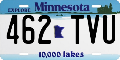 MN license plate 462TVU