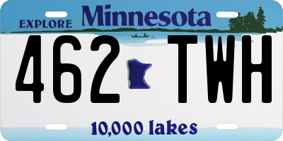 MN license plate 462TWH