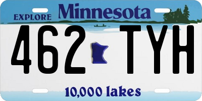 MN license plate 462TYH