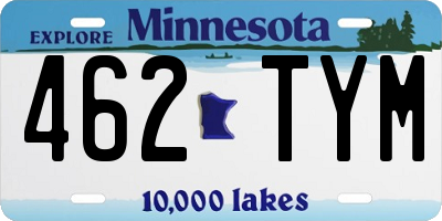 MN license plate 462TYM