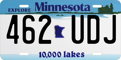 MN license plate 462UDJ