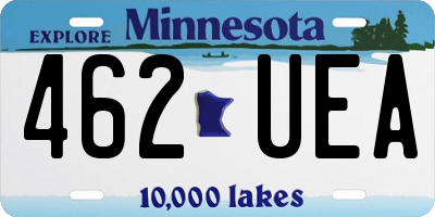 MN license plate 462UEA
