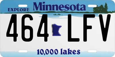 MN license plate 464LFV