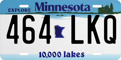 MN license plate 464LKQ