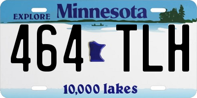 MN license plate 464TLH
