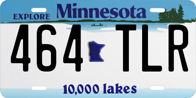 MN license plate 464TLR