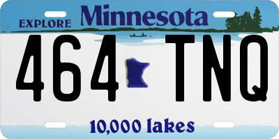 MN license plate 464TNQ