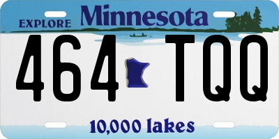 MN license plate 464TQQ