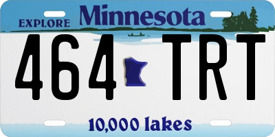 MN license plate 464TRT
