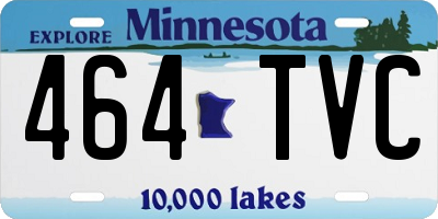 MN license plate 464TVC