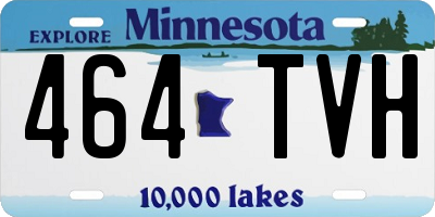 MN license plate 464TVH