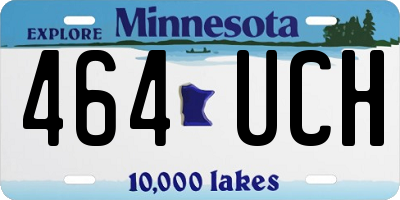 MN license plate 464UCH