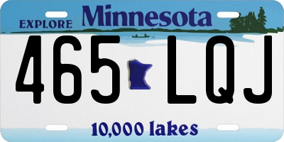 MN license plate 465LQJ