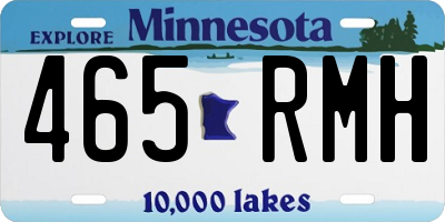MN license plate 465RMH