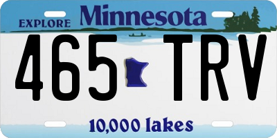 MN license plate 465TRV