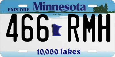 MN license plate 466RMH