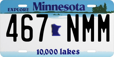 MN license plate 467NMM
