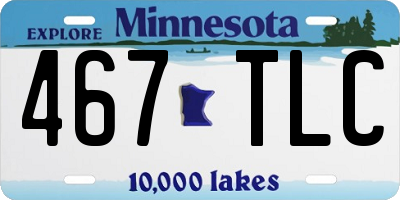 MN license plate 467TLC
