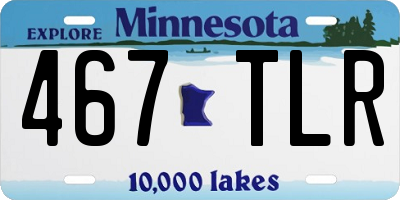 MN license plate 467TLR