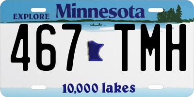 MN license plate 467TMH
