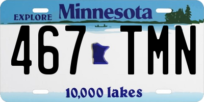 MN license plate 467TMN