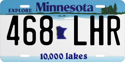 MN license plate 468LHR