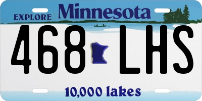 MN license plate 468LHS