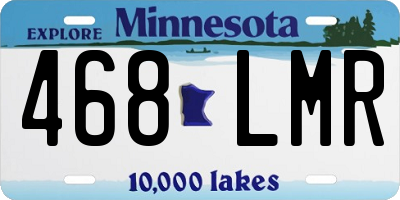 MN license plate 468LMR