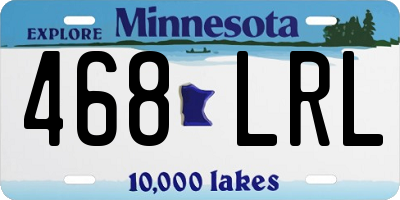 MN license plate 468LRL