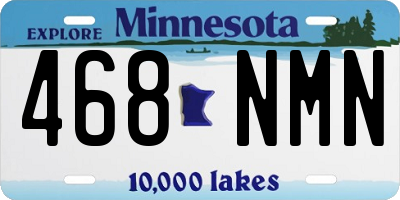 MN license plate 468NMN