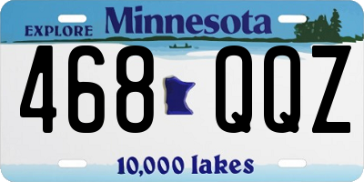 MN license plate 468QQZ