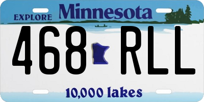 MN license plate 468RLL
