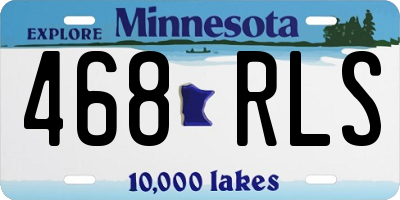 MN license plate 468RLS
