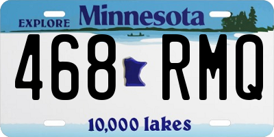 MN license plate 468RMQ