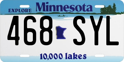 MN license plate 468SYL