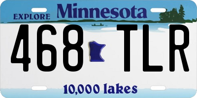 MN license plate 468TLR