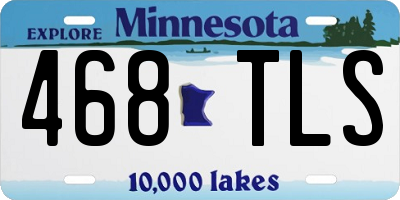MN license plate 468TLS