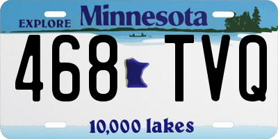 MN license plate 468TVQ